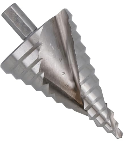 6-60mm passo trapano conica 12 passo foro HSS fresa 4341 alesatore di finitura 12mm gambo