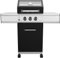 Grillfürst Gasgrill G210E - 2-Brenner Edelstahl, Grillwagen Gasgrill mit Sichtscheibe, Outdoor Grill mit Infrarot-Hochtemperaturzone, doppelwandigem Deckel und Edelstahl-Rosten