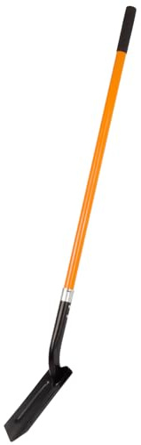 Nohovu Trench Shovel for Digging, 4-Inch Trench Shovel, Heavy Duty Trenching Shovel with Fiberglass Handle, 56 Inches