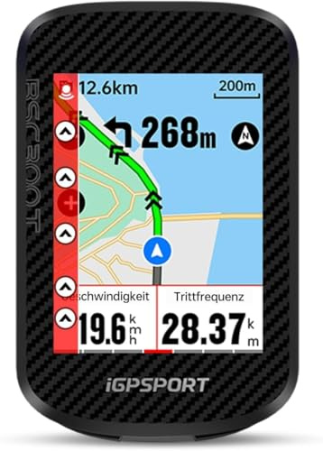 iGPSPORT BSC300T GPS Fahrradcomputer Kabellos, Touchscreen und Tasten MAP-Navigation Trainingsfunktion Bluetooth ANT+ (BSC300T)