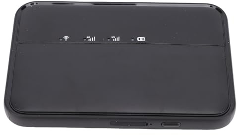 ASHATA Mobiler 5G-WLAN-Hotspot, Hochgeschwindigkeits-900-Mbit/s-Taschen-2,4-GHz- und 5,8-GHz-tragbares WLAN-Gerät, Unterstützt 16 Angeschlossene Geräte mit 10.000 MAh Akkukapazität