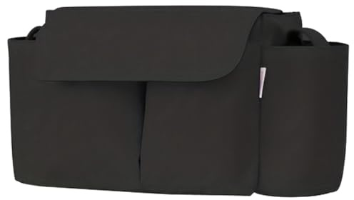Muuookka Accesorios para Cochecito de Mamá, Bolsa Colgante de Viaje de Gran Capacidad, Organizador de Biberones, Bolsa de Pañales para Cochecito de