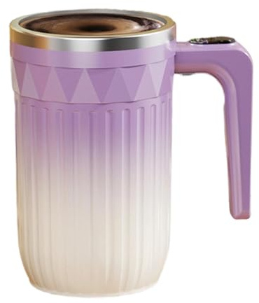 Generico da caffè con agitazione automatica - con miscelatore riscaldante, bicchiere ricaricabile, agitatore magnetico rimovibile, frullatore elettrico per bevande, contenitore termico portatile |