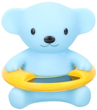 Toyvian Thermomètre de Bain Électronique Flottant pour Bébé, Bain Dessin Animé Ours, Mesure Précise Température Piscine, Adapté Spa et Aquariums