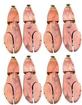 Cathcart Elliot 4 Pairs Size UK 8 / EU42 Red Cedar Wood Shoe Trees for Men
