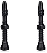 2Pcs Bike Tire Valve Tubeless Valve Stem Presta Valve Vacuum Valve Aluminum Alloy Tire Valve Core Tire Valve Stem Caps for Mountain Bikes Road Bike 34-80mm