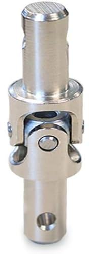Joint de Cardan - Genouillère d'Entrainement à Tourillon - Acier nickelé - Diamètre 10 mm - pour Volet Roulant Manuel à Manivelle - Rotule d'Articulation pour Store et Volet Roulant