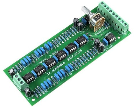 Flaroey DLHiFi Treble 2Way Crossover Audio Board NE5532P frekvensdelare korsfilter för ljudförstärkarsystem