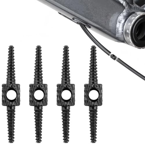 Qrity Lot de 4 Outils de Routage de Câble Interne pour Vélo, Connecteur de Câble de Frein de Vélo, Outil de Filetage de Câble pour VTT et Vélos de Route