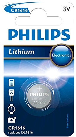 PHILIPS CR1616 Lot DE 3 Piles AU Lithium 3V