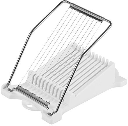 Zerodis Trancheur Fromage 10 Fils en INOX Coupe Viande Manuel Coupe-Fromage Eplucheur Idéal pour Trancher Le Jambon Fromage Beurre