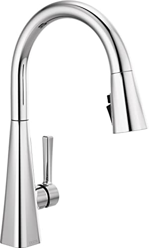 Delta 19802Z-DST Lenta Kitchen Faucet, Without Soap Dispenser, Chrome
