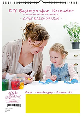 Diy Hantverk Magisk Sårkalender Att Pyssla Utan Kalender Din A3 Porträttformat Färg: Kanariefågel - Soul Magic Fotokalender Hantverkskalenderhantverk