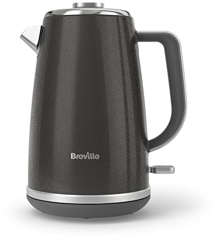 Breville Aura Electric Kettle | 1.7L | 3kW Fast Boil | Shimmer Grey [VKT232]