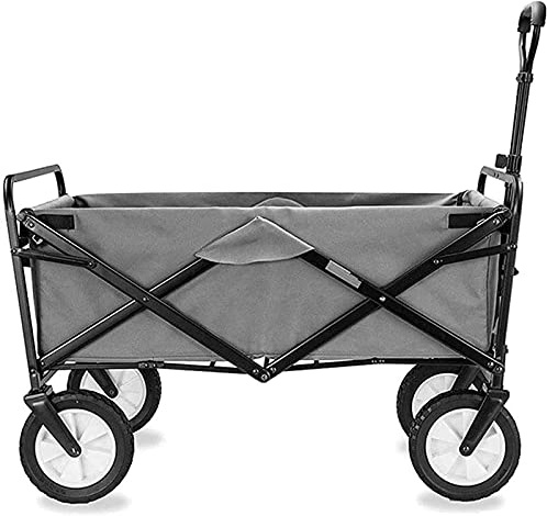 NATWEE Chariot à Main Pliable, Pliable avec Ceinture de sécurité, Chariot de Transport de remorque de Jardin Utilitaire pour, Pique-Nique, Animaux de Compagnie, It's So Kind of You