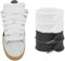 UamGlsob 2 Pares de Cordones Gruesos de 15mm para Adidas Campus 00s, Cordones Planos Gordos Extra Anchos para Zapatillas Deporte (White+Black, 45/115cm)