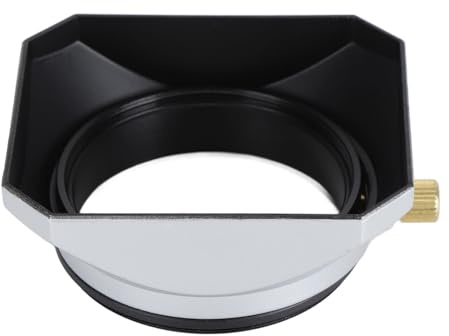 52 Mm Kamera Motljusskydd, Universell Aluminiumlegering Retro Fyrkantig Matt Motljusskydd, Fotografitillbehör för 25 Mm＋ Vidvinkelobjektiv Brännvidd
