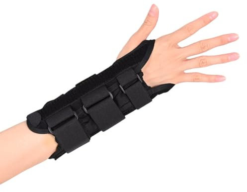 Tolenre Handgelenk Bandagen, Handgelenkbandage mit Metall schiene, verstellbare links und rechts hand Handgelenkstütze, Handgelenkschoner für Sehnenscheidenentzündung und Karpaltunnelsyndrom