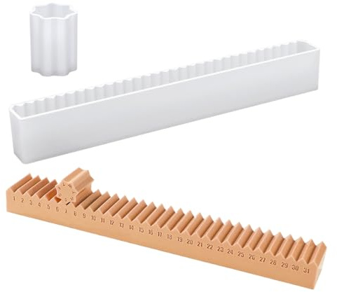 Moules de en silicone, moule en silicone | Moules calendrier compte à rebours de 31 jours | Pour planificateurs de fêtes, enseignants d'art, amateurs de vacances, loisirs créatifs, loisirs