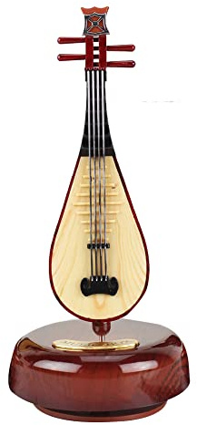 Ujjdwiurgh Chinese Music Box Classical Wind Up Twirling Music Box Rotating Base Instrument Miniature Artware Gift