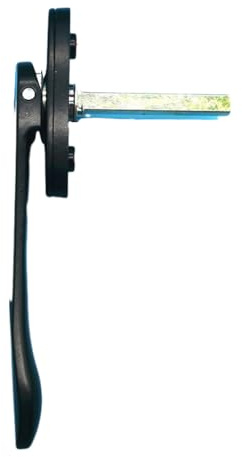 Fönsterhandtag, Fönsterhandtag i aluminiumlegering Byte av skärm, vikdörr Vit Svart(Black)