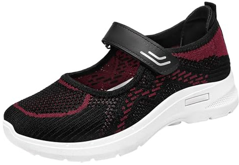 Générique Basket Femme sans Lacets Confortable, Basket Femme Marche Orthopédique, Chaussure Slip on Tendance, Chaussure Sport Respirantes, Sneaker De Marche À Plateforme, Sneaker Quotidien Polyvalent