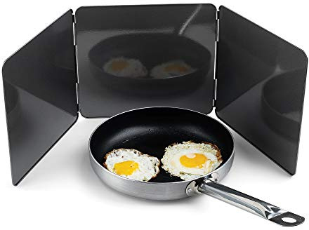 Fox Run Splatter Shield, 3 Sided Frying Splatter Guard For Stove Top, 9 x 10.25