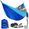 Unigear Hängematte 2 Personen Ultraleicht, 320X200cm Hammock Reisehängematte Camping Outdoor Garten Hängematten aus Fallschirmseide 300kg Tragelast, mit 1 Paar Aufhängeset+2 Alu Karabiner