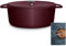 SPRINGLANE Cocotte mit Deckel – Gusseisen Topf Bräter Schmortopf Kochtopf Induktion – 24 cm rund, 4 l - Rot…