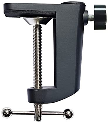 C-Klemme Ständer Halterung C-Clamp Base Stand Cantilever-Halterungsklemme Metallsockel aus Aluminiumlegierung Hänge Ausleger Scherenarm Ständer Halter Arm Klemme für Zubehör für Desktop-Ständer