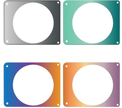 Minolta MND65 4-Piece Faceplate Accessory Kit (Gray, Mint, Rainbow-1, Rainbow-2)