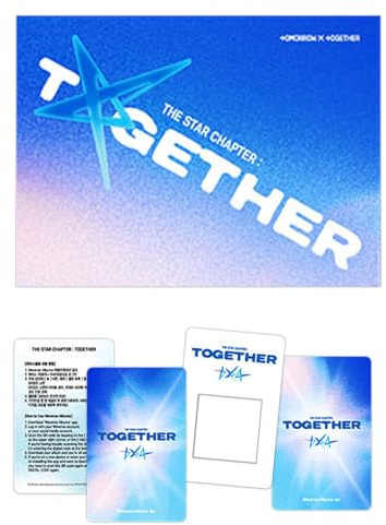 TXT - [The Star Chapter: TOGETHER] (Weverse Albums - B Ver.) Card Holder + QR Card + User Guide + 5 Extra Photocards