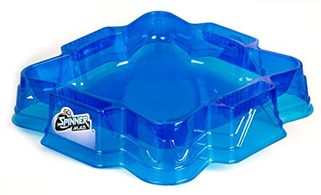 SPINNER MAD 86338 BATTLE ARENA by Silverlit, Spielfeld, Zubehör für dein Battle, kompatibel mit der gesamten Spinner Mad Range, 56 x 56 x 11 cm, blau, ab 5 Jahren