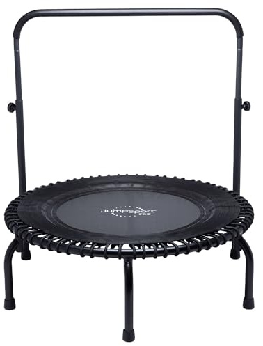 JumpSport 39” PRO Fitness Trampoline for Adults Model 350 PRO & Bolt-On Bar