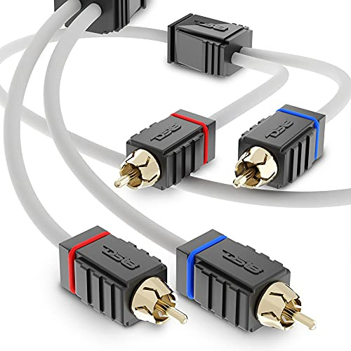 DS18 MOFCR-3FT 2 Channels OFC Marine RCA Audio Stereo Cable - 3 Feet