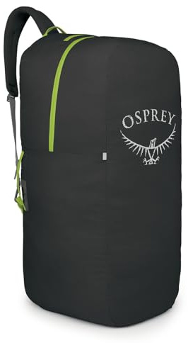 Osprey Airporter Housse protection sac à dos voyage, 139L Medium, Black