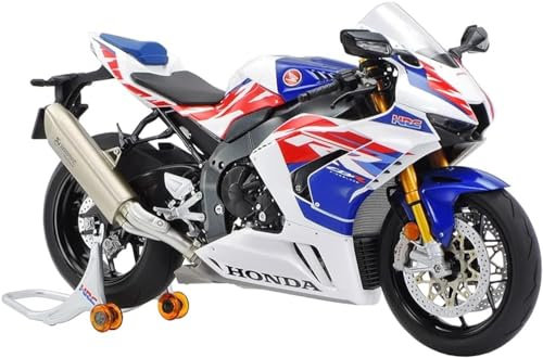 Tamiya 14141 1:12 Honda CBR 1000RR-R Fireblade SP 30th - originalgetreue Nachbildung, Plastik Bausatz, Basteln, Modellbausatz, Zusammenbauen, unlackiert, Mehrfarbig