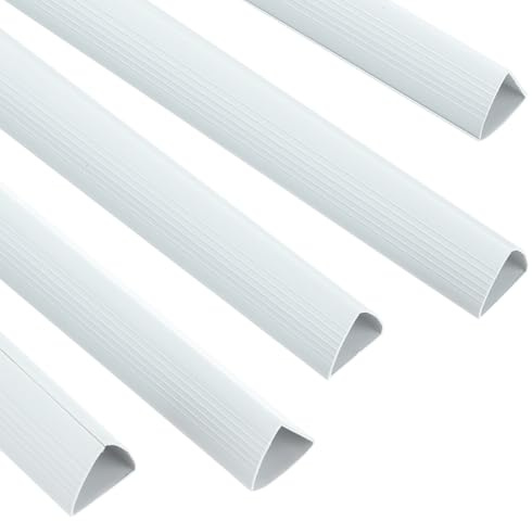 PATIKIL 10Pcs Barres de Reliure, Barres de Reliure de 25mm Slide Grip Capacité de 220 Feuilles pour Reliure de Rapport de Taille A4 Triangle Présentation Reliure, Blanc