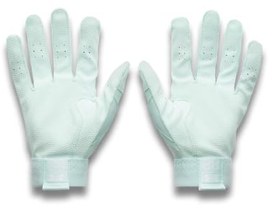 Under Armour Boys' Youth Clean Up Baseball Gloves, (791) Aqua Float/Aqua Float/Metallic Silver, Medium