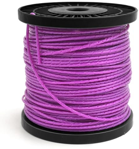 Zeqeey Heavy Duty Strimmer Cord 2.4mm 0.095 x 86m 282ft Nylon Grass Trimmer Line with Indentation Embossed Weed Trimming String Wire