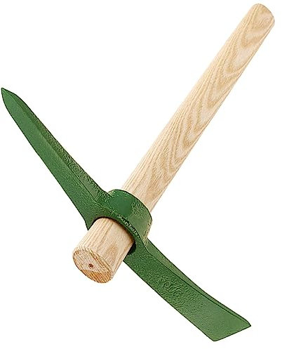 KONTONTY Gartenhacke Holz Für Außenbereich Kompakt Zum Graben Und Erdauflockern Gartengeräte Für Blumen Und Gemüse