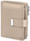 Faneam Portefeuille Femme en Cuir Petit Porte Monnaie Blocage RFID Antivol Portefeuilles Court Poche à Monnaie avec Fermeture Eclair, 12 Emplacements pour Cartes (Abricot)