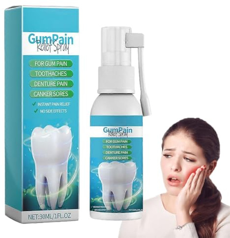 Spray de Reparación de Encías,Spray Bucal Gingival,Spray para el Cuidado de las Encías,Refrescante Aliento,30ml