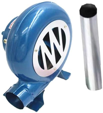 JOUFNING Briquets À Charbon Forge BBQ - Forgeron Manuel Forge Souffleur, avec Souffleur De Barbecue Manuel À Engrenages en Fonte, pour Camping activités(80W)