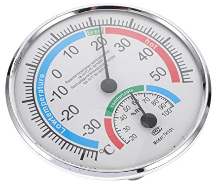 SUPVOX Higrómetro Termómetro Preciso Sauna Medidor Humedad Ambiental Interior Exterior Uso Profesional Hogar Oficina