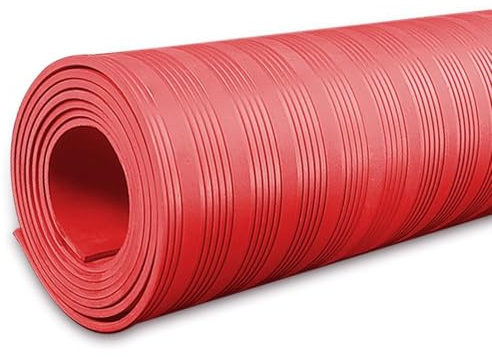 Alfombrilla de goma aislada para seguridad eléctrica, protección de alto voltaje para subestaciones, plantas de energía y fábricas