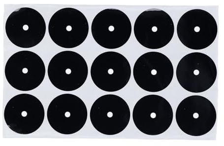 ZLXCAOB 15PCS Tavolo da biliardo Marker Dots 35mm Carta Punto da biliardo Adesivo Snooker Spot Localizzatore di posizione della palla da biliardo per la pratica del biliardo