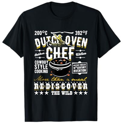 Dutch Oven Design BBQ & Grill Fan Dutch Oven T-Shirt