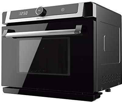 Cecotec Horno de Vapor Multifunción de 40L Bake&Steam 4000 Combi Gyro. 2400W, Horno 3 en 1: Función Vapor, Convección y Freidora de Aceite, 7 Funciones, Autolimpieza, Incluye Rustidor