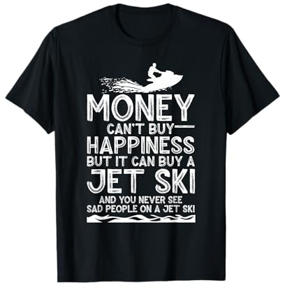 Funny Jet Ski Gift for Water Sport Lover Ski Rider Men Women T-Shirt